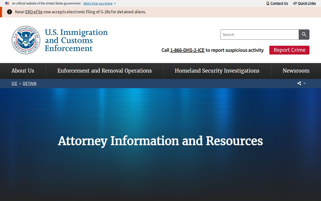 River Correctional Center ICE release locator guidance and 60-day window