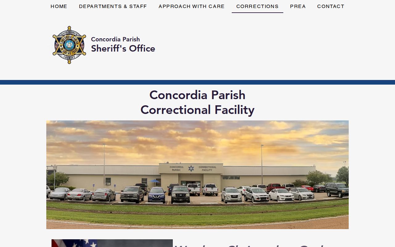 Concordia Parish corrections facilities used to trace release and transfer records